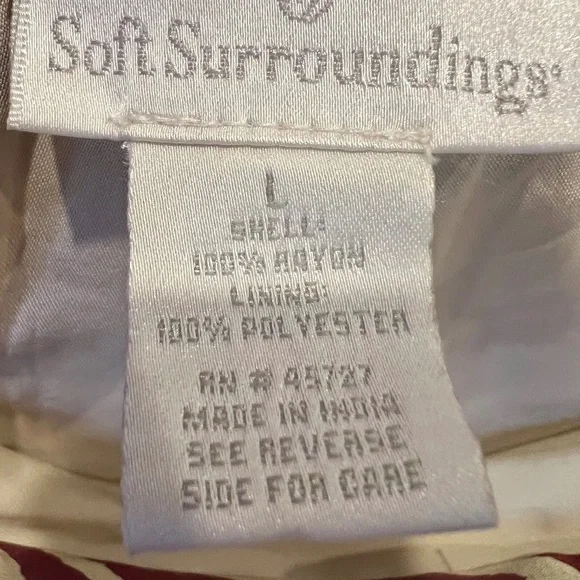 Soft Surroundings Vintage 80's Maxi Skirt - Large - Picture 5 of 6